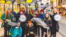 Wellington New Zealand hector and Maui dolphin protest