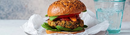 Plant-based burger
