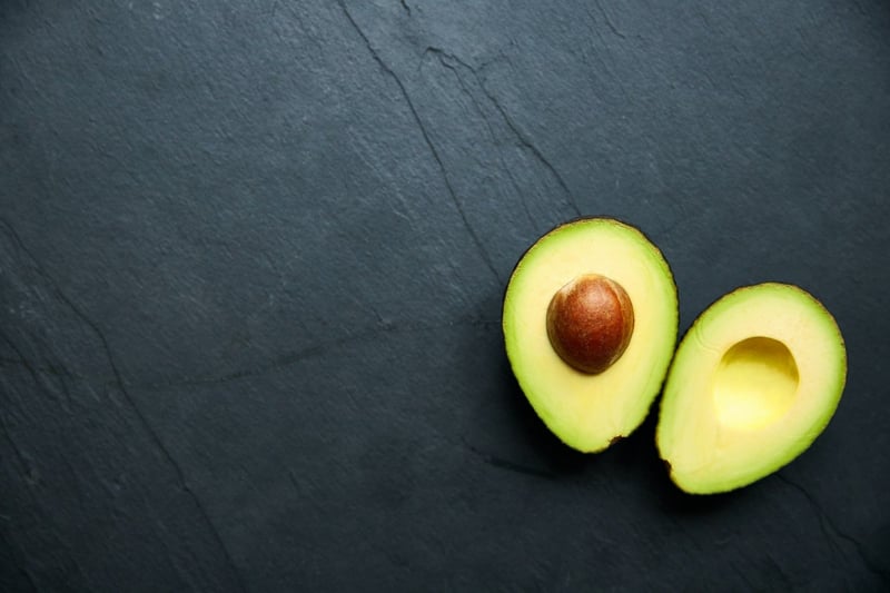 Avocados cut in half