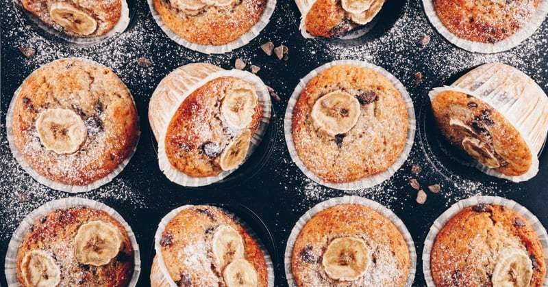 Banana muffins.