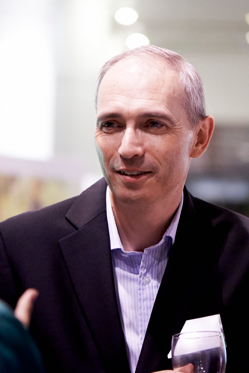 Steve McIvor, our new CEO, at an event in London